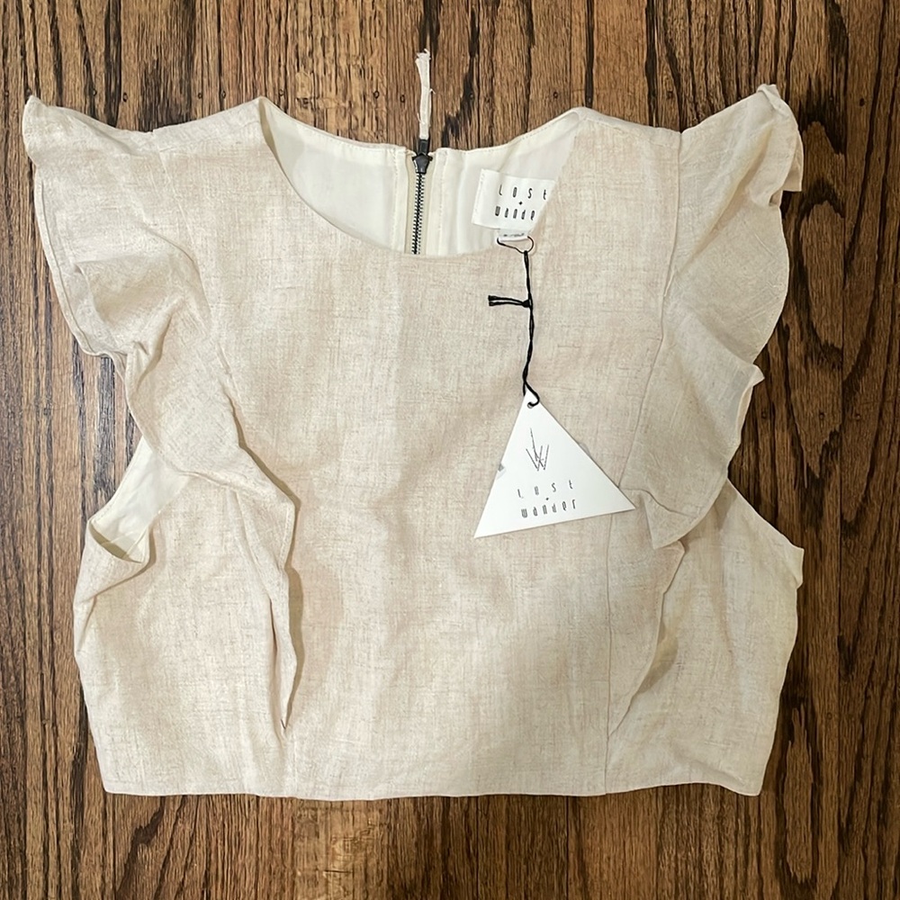Lost + Wander linen top